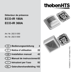 THEBEN ECO-IR 360A Manuel utilisateur