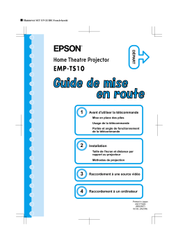 Epson EMP-TS10 Manuel utilisateur