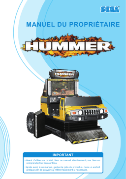 Sega Hummer Manuel utilisateur