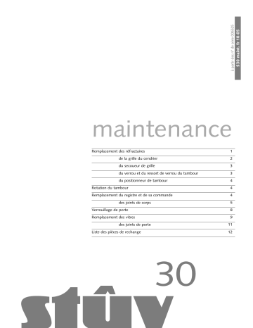 Manuel du propriétaire | STUV 30 Manuel utilisateur | Fixfr