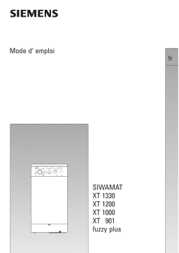 Siemens wxt 1330 ff Manuel utilisateur