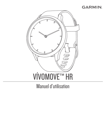 Mode d'emploi | Garmin Vivomove HR Manuel utilisateur | Fixfr