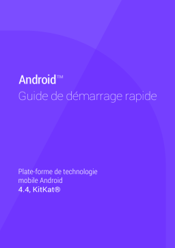 Google Android 4.4 KitKat Manuel utilisateur