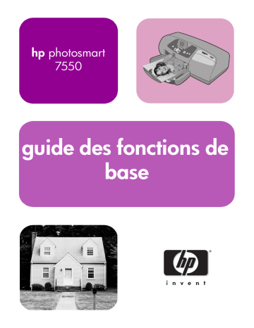 Manuel du propriétaire | Compaq PHOTOSMART 7550 Manuel utilisateur | Fixfr