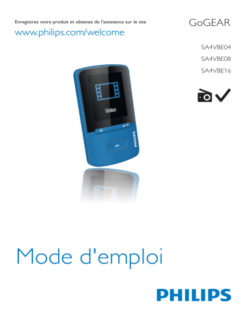 SA4VBE04 | Philips SA4VBE08 Mode d'emploi | Fixfr