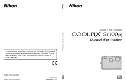 Nikon COOLPIX S1100 PJ Manuel utilisateur