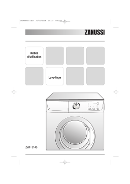 Zanussi ZWF 3145 Manuel utilisateur