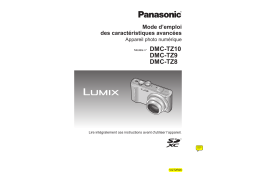 Panasonic DMC-TZ9 Lumix Appareil photo numérique Manuel utilisateur