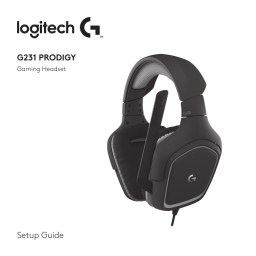 Logitech G231 (981-000627) Manuel utilisateur