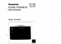 Rowenta FC 66 Manuel utilisateur