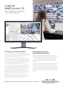 Datapath WallControl 10 Fiche technique