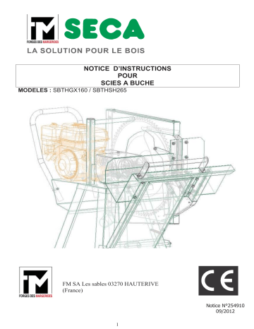 Stafor SBTHSH265 Mode d'emploi | Fixfr