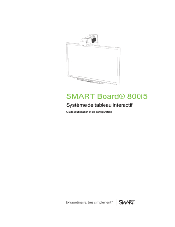SMART Technologies UF75 (i5 systems) Mode d'emploi | Fixfr