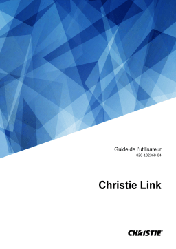 Christie Link Transmitter Manuel utilisateur