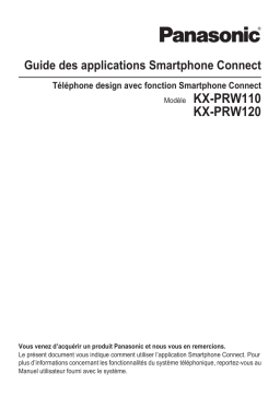 Panasonic KX-PRS110 & KX-PRS110FR Manuel utilisateur