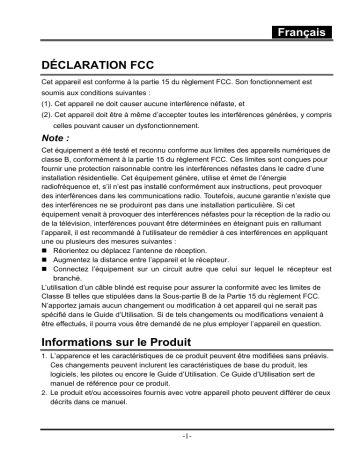 Manuel du propriétaire | Genius DV813 Manuel utilisateur | Fixfr