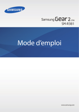 Samsung SM-R381 - Gear 2 Neo Manuel utilisateur