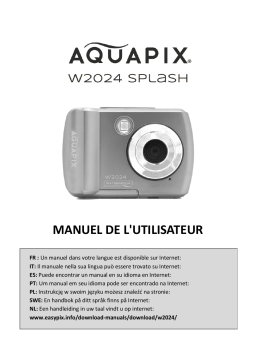 Easypix Aquapix W2024 Splash Manuel utilisateur