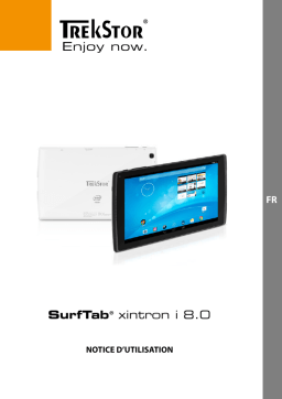 Trekstor SurfTab Xintron i 8.0 Manuel utilisateur