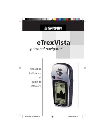 Mode d'emploi | Garmin eTrex Vista® Manuel utilisateur | Fixfr