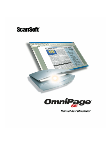 Manuel du propriétaire | ScanSoft OMNIPAGE SE 12 Manuel utilisateur | Fixfr