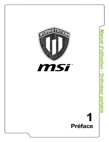 MSI WS63 (Quadro P3000) workstation Manuel utilisateur | Fixfr