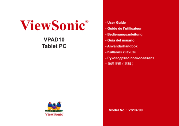 Manuel du propriétaire | ViewSonic ViewPad 10 Manuel utilisateur | Fixfr