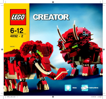 Guide d'installation | Lego 4892 Prehistoric Power Manuel utilisateur | Fixfr