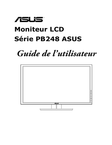 Manuel du propriétaire | Asus PB248Q Manuel utilisateur | Fixfr