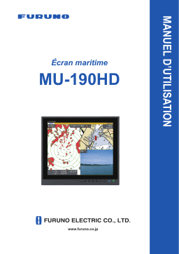 Furuno MU190HD Manuel utilisateur