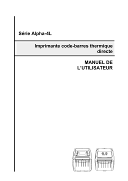 TSC Alpha-4L Manuel utilisateur