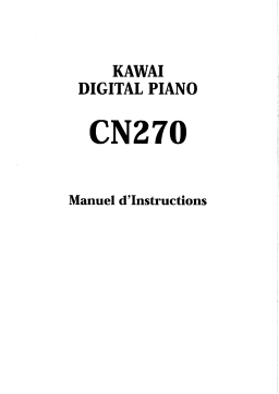Kawai CN270 Manuel utilisateur