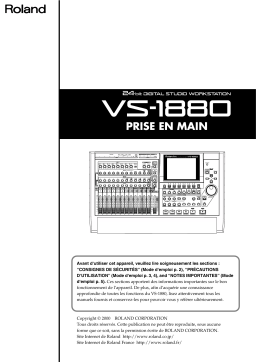 Roland VS-1880 Manuel utilisateur