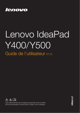 Lenovo IdeaPad Y 500 Manuel utilisateur
