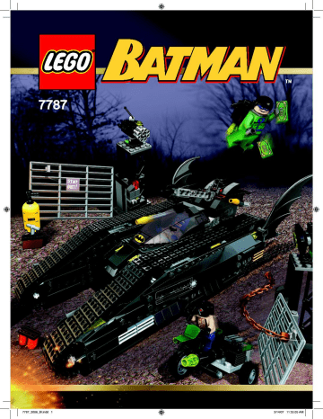 Guide d'installation | Lego 7787 The Bat-Tank: The Riddler and Bane's H Manuel utilisateur | Fixfr