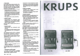 Krups 2200 PLUS Manuel utilisateur