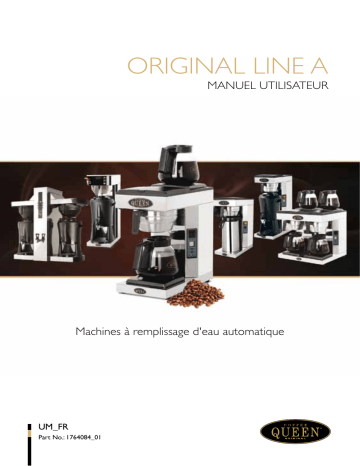 Coffee Queen Original Line A Manuel utilisateur | Fixfr