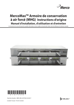 Merco Products MercoMax Holding Cabinet (MHG) Manuel utilisateur