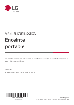 LG PL2W Manuel du propriétaire