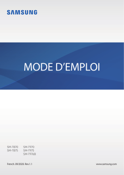 Samsung SM-T976B Mode d'emploi