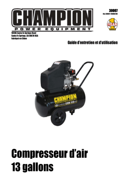 Champion Power Equipment 30007 Manuel utilisateur