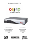 DREAM MULTIMEDIA DM600 PVR Manuel utilisateur