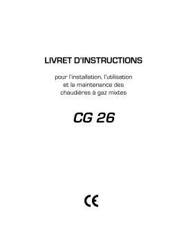 CALORTEC CG 26 Manuel utilisateur