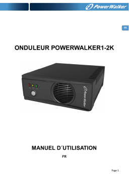 PowerWalker INVERTER 2000 Manuel du propriétaire