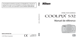 Nikon COOLPIX S32 Manuel utilisateur