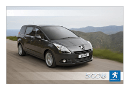 Peugeot 5008 Manuel utilisateur