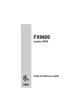 Zebra FX9600 Manuel utilisateur