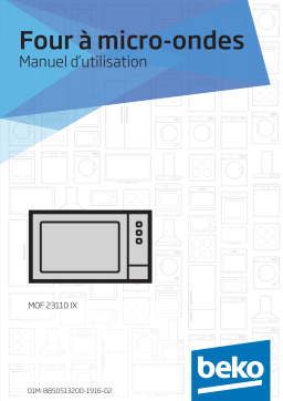 Beko MOF23110IX Manuel utilisateur