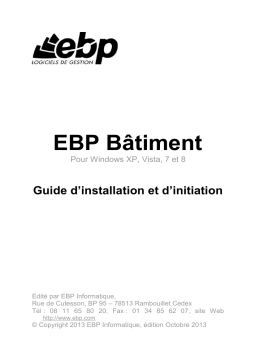 EBP Bâtiment 2014 Manuel utilisateur