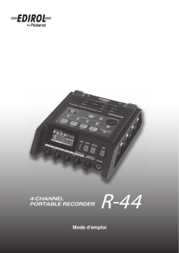 Roland R-44 Manuel utilisateur